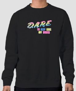 Sweatshirt Black Inspired Multi Color Vintage Dare