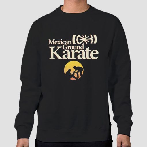 Sweatshirt Black Mexican Ground Karate Rush Guard