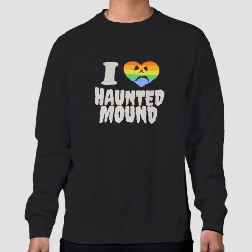 Sweatshirt Black Pride I Love Haunted Mound