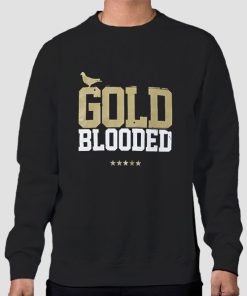 Sweatshirt Black State Warrior Gold Blooded