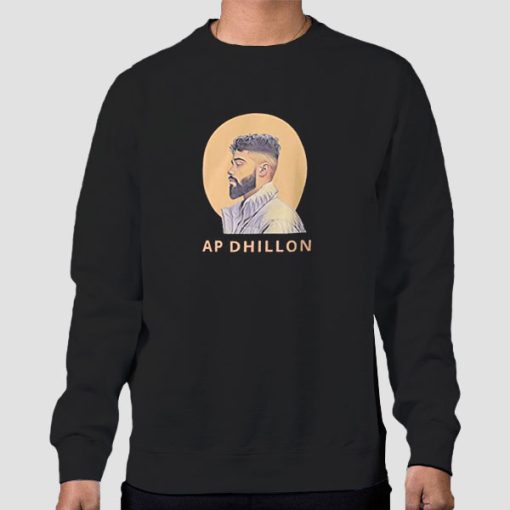 Sweatshirt Black Vintage Inspired Ap Dhillon Merch