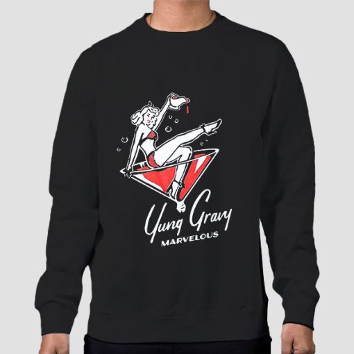 Sweatshirt Black Yung Gravy Merch Marvelous
