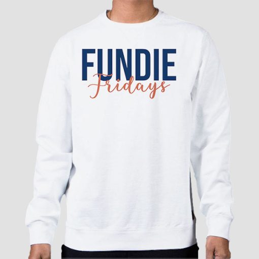 Sweatshirt White Fundie Fridays Merch