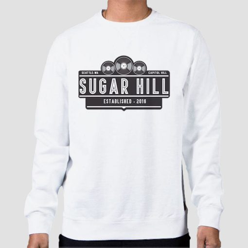 Sweatshirt White Seattle Capitol Hill Sugarhill Ddot Merch Est 2016