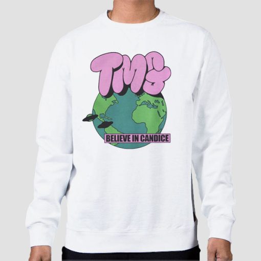 Sweatshirt White TMG Tiny Meat Gang Merch