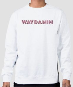 Sweatshirt White Waydamin Merch Store Way Damin