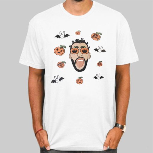 Bad Bunny Pumpkin Trick or Treat T Shirt