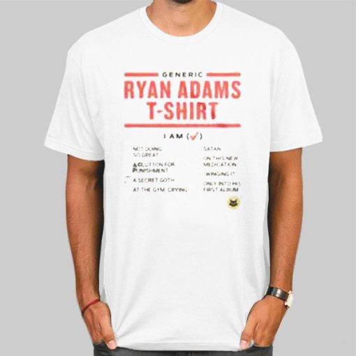 Generic List Ryan Adams T Shirt