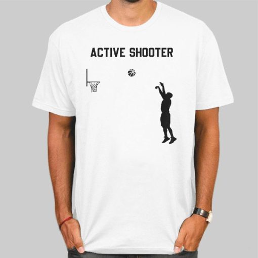 Support Basketball Active Shooter Shirt