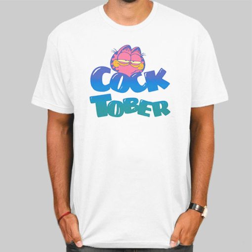 Vintage Funny Garfield Cocktober Shirt