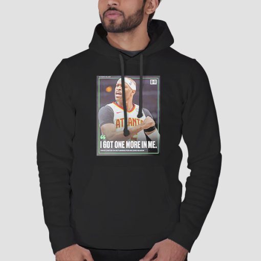 Hoodie Black Vince Carter I Got One More in Me Quote