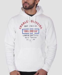 Hoodie White DO Bronk Light Wight Title Charles Oliveira