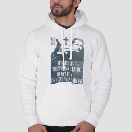 Hoodie White Memorial Movie Fast and Furious