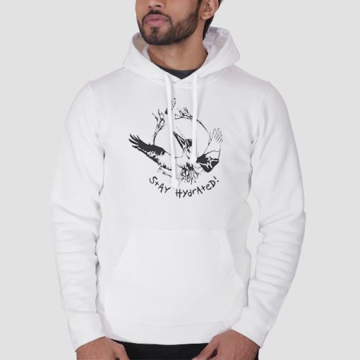 Hoodie White Modest Pelican Merch Funny