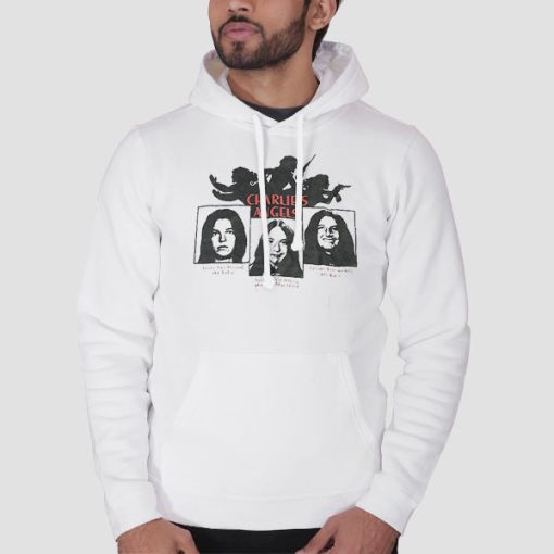 Hoodie White Vintage Charli's Angels Controversial