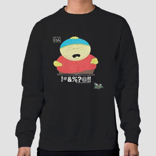 Sweatshirt Black 1997s Vintage South Park