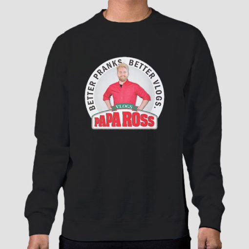 Sweatshirt Black Better Pranks Papa Ross Creations Merch