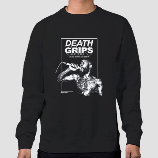 Sweatshirt Black I Close My Eyes and Seize It Death Grips Merch