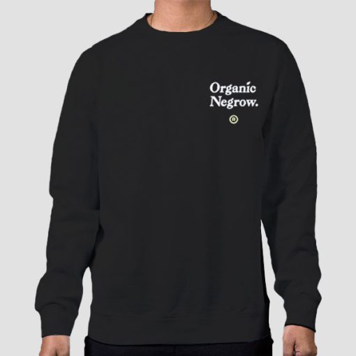 Sweatshirt Black Inspired Organic Negrow