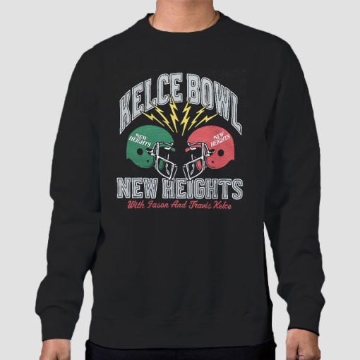 Sweatshirt Black New Heights Merch Kelce Bowl