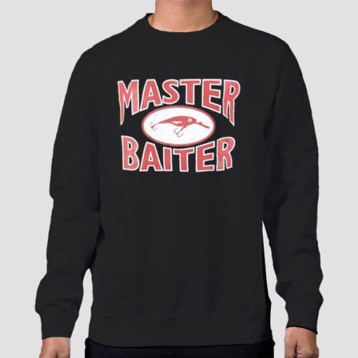Sweatshirt Black Vintage Funny Master Baiter
