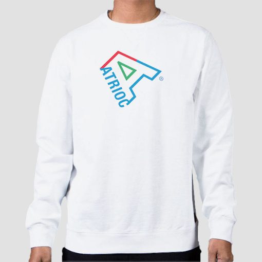Sweatshirt White Atrioc Merch Enron