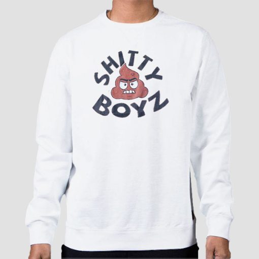 Sweatshirt White Shittyboyz Merch Funny Pup