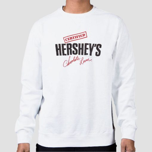 Sweatshirt White Vintage 90s Chocolate the Hersheys