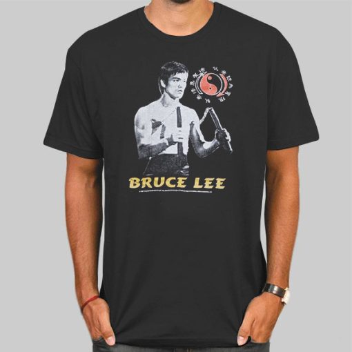 Funny Bruce Lee Mosquitohead T Shirt