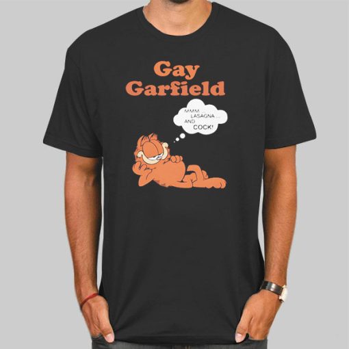 Funny Meme Gay Garfield Shirt
