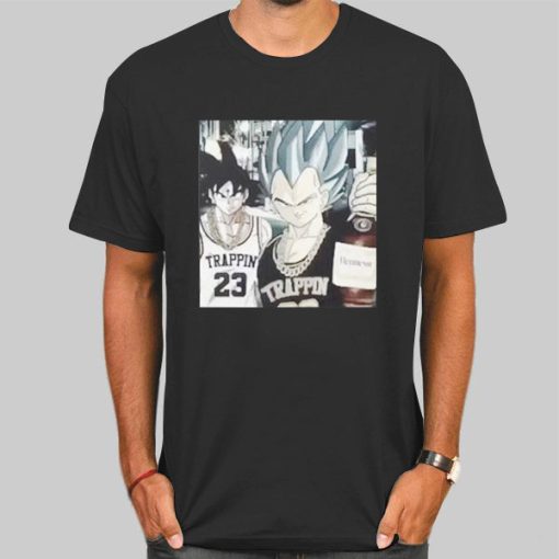 Goku Trappin and Vegeta Dragon Ball Shirt