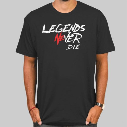 T Shirt Black Juice Wrld Legends Never Die