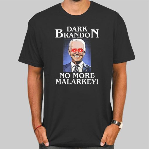 No More Malarkey Funny Presidential Meme Dark Biden Shirt