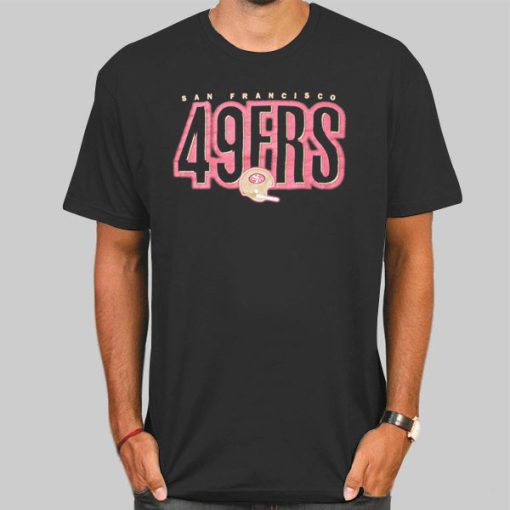 T Shirt Black San Francisco Vintage 49ers