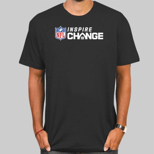 T Shirt Black Social Justice Inspire Change Nfl