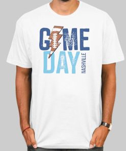 Game Day in Nashville Tennessee Football T Shirt