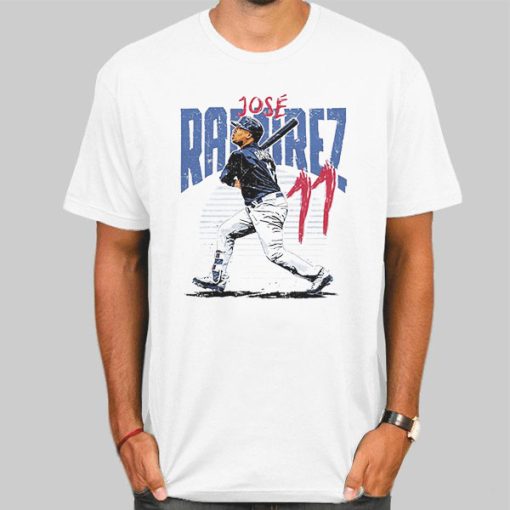 Vintage Rise Cleveland Indians Baseball Jose Ramirez T Shirt