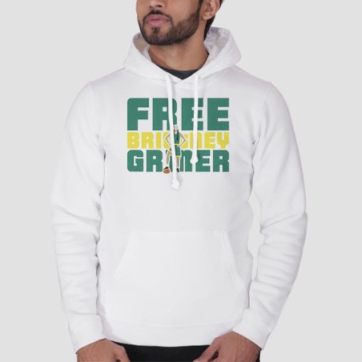 Hoodie White Free for Brittney Griner