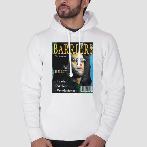 Hoodie White Poster the Blueprint Barriers