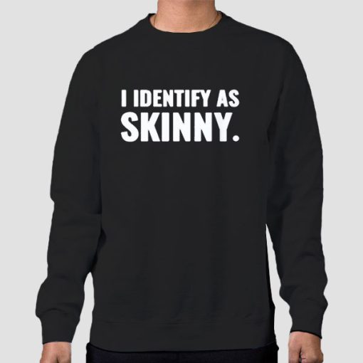 Sweatshirt Black Funny Nikocado Avocado I Identify as Skinny