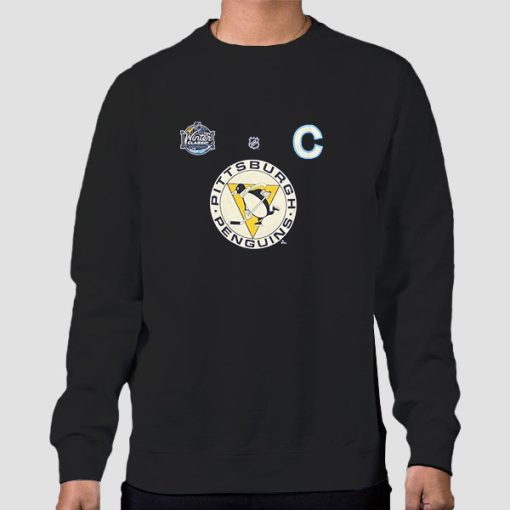 Sweatshirt Black NHL Crosby Penguins Winter Classic