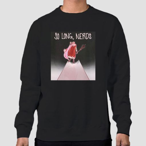 Sweatshirt Black So Long Nerds Technoblade