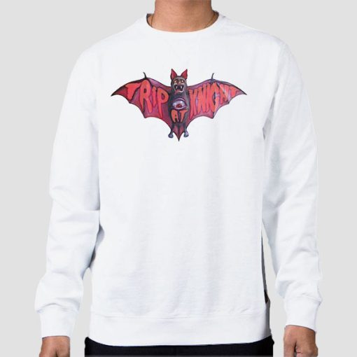 Sweatshirt White Bat at Knight Trippie Redd