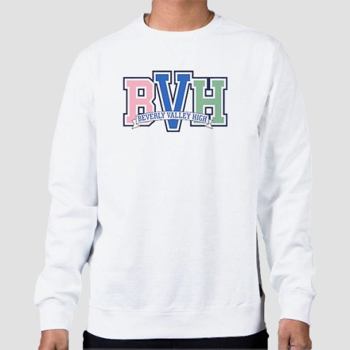 Sweatshirt White Beverly Valley High School