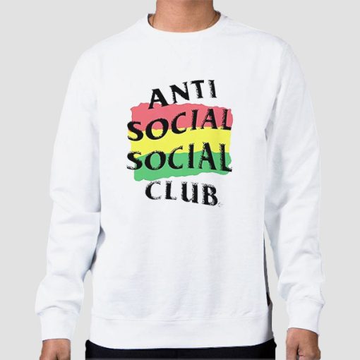 Sweatshirt White Bobsled Anti Social Social Club