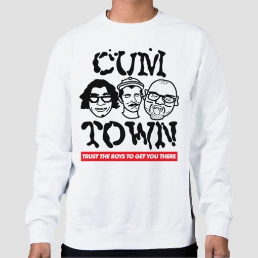 Sweatshirt White Cumtown Merchandise Ikon Frank