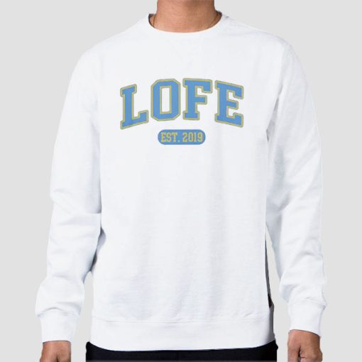 Sweatshirt White Est 2019 Lofe Merch