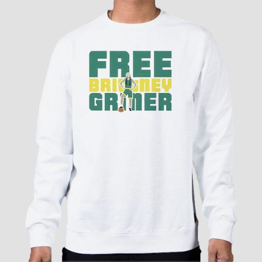 Sweatshirt White Free for Brittney Griner