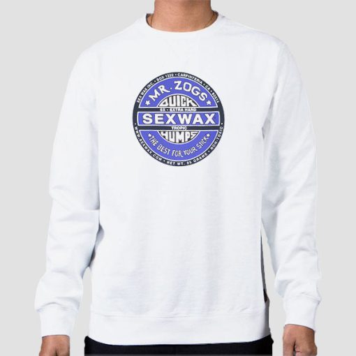 Sweatshirt White Funny Quick Humps Sexwax