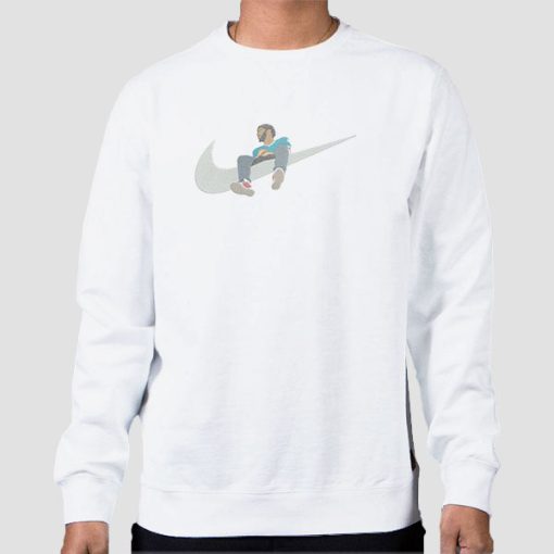 Sweatshirt White Inspired Brand Logo J Cole